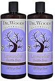 Dr. Woods Pure Relaxing Lavender Liquid Castile Soap, 32 Ounce (Pack of 2)