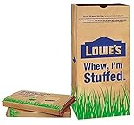 Lowe's 30 Gallon Heavy Duty Brown Paper Lawn and Refuse Bags for Home and Garden (10 Count)
