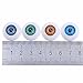 Decora 20mm Half Round Acrylic Doll Bear Craft Plastic Eyes Eyeball for Halloween