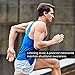 Bone Conduction Headphones Bluetooth 5.0 Open-Ear Wireless Sports Headsets w/Mic for Jogging Running Driving Cycling, Sweatproof and Lightweight-1.2 oz (Grey)