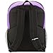 Emojination Girls' Rainbow Purple 16 Inch Backpack with Detachable Lunch Bag