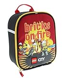 LEGO City Bricks on Fire Vertical Insulated Lunch Bag