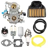 Harbot WTA-29 Carburetor with for Husqvarna 455 Rancher 455 E 460 461 Gas Chainsaw with Air Filter Tune up Kit