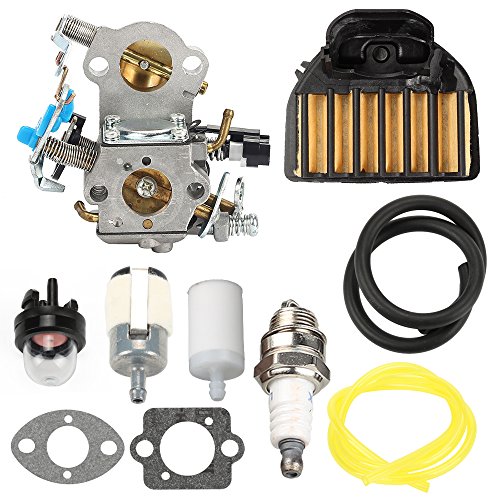 Harbot WTA-29 Carburetor with for Husqvarna 455 Rancher 455 E 460 461 Gas Chainsaw with Air Filter Tune up Kit