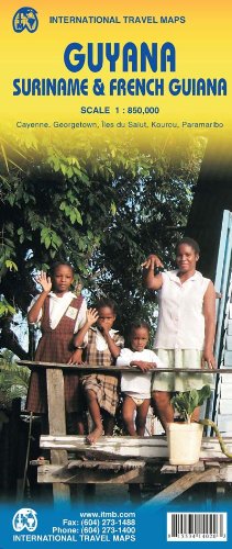 D.O.W.N.L.O.A.D Guyana/Suriname & French Guiana 1:850 000 (International Travel Maps)<br />W.O.R.D