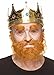 Mustaches Self Adhesive Traper Fake Mustache Beard and Eyebrows, Novelty, Realistic False Facial Hair, Costume Accessory for Adults, Ginger Color