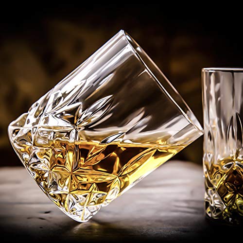 DeeCoo Whiskeygläser, Premium-Scotch-Gläser, 10 Stück, 325 ml, 6 Stück, altmodische Whiskeygläser, Stil-Gläser für Bourbon-/Rum-Gläser/Bar-Trinkgläser, Whiskeygläser (gemischt) – Bild 5