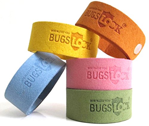 Ys&Ts Mosquito Repellent Bracelet for Adult and Children, Anti-mosquito Handband (5 Pack)