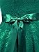 IVNIS Women's Short Bridesmaid Dress V Neck Vintage Floral Lace Swing Cocktail Dress