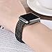 TUJUIO for Apple Watch Band 38mm/40mm 42mm/44mm Series 4/3/2/1 Sport and Edition Women Bracelet Adjustable Wristband iWatch Bracelet for Women/Girls (Black, 42mm/44mm)