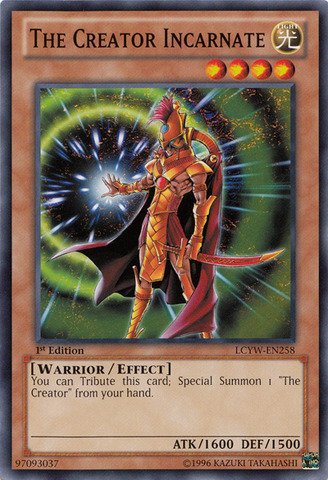 Yu-Gi-Oh! - The Creator Incarnate (LCYW-EN258) - Legendary Collection 3: Yugi's World - 1st Edition - Common