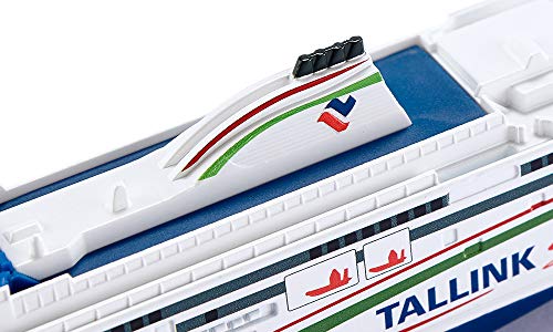 siku 1728, Tallink Megastar Fähre, 1:1000, Metall/Kunststoff, Weiß/Blau/Grün, Vielseitig einsetzbar – Bild 4