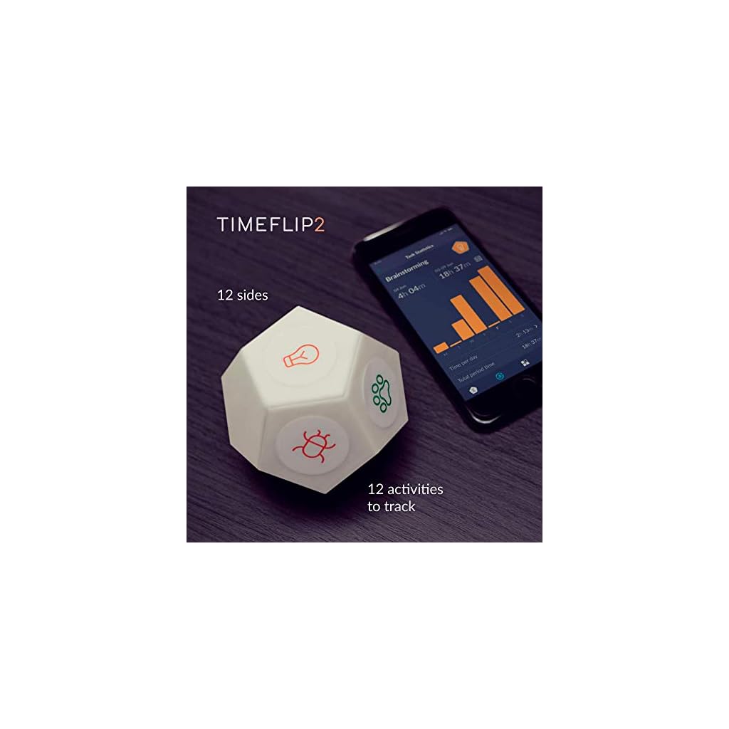 Timeflip Timeflip2 Time Tracker Interactive Cube with Mobile App and