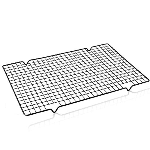 Mokpi Cooling Baking Rack, Drying Wire Racks, Size 16.14''x10'',Thick Heavy Duty Commercial Quality Grid Rack
