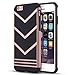 For iPhone 7 Plus Case, Ikevan Anti-slip Shockproof Armor Protective Case Ultra-Thin Fit Non-slip Grip Rubber Bumper Case Cover for Apple iPhone 7 Plus 5.5 inch (Rose Gold)