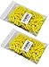 200Pcs Intra Oral Impression Dental Mixing Tips 1:1 Ratio Yellow Mixer Syringe
