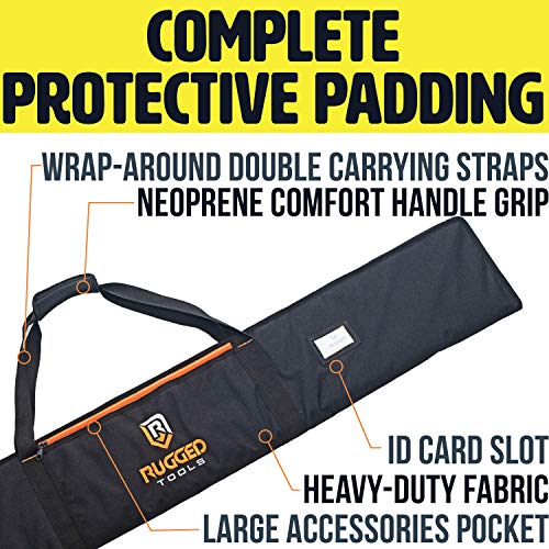 Rugged Tools Guide Rail Bag - Protective Track Saw Bag For Saw Guide Rails up to 59" - Thumbnail 2