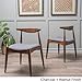 Christopher Knight Home Francie Fabric Dining Chairs, 2-Pcs Set, Charcoal