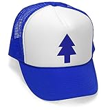 Dipper's Pine - Foam And Mesh Trucker Hat, Blue, One Size