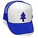Dipper's Pine - Foam And Mesh Trucker Hat, Blue, One Size