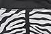 Cityoung Women's Athletic Gym Tennis Skirt with Shorts Running Skort (M,Zebra Stripe)