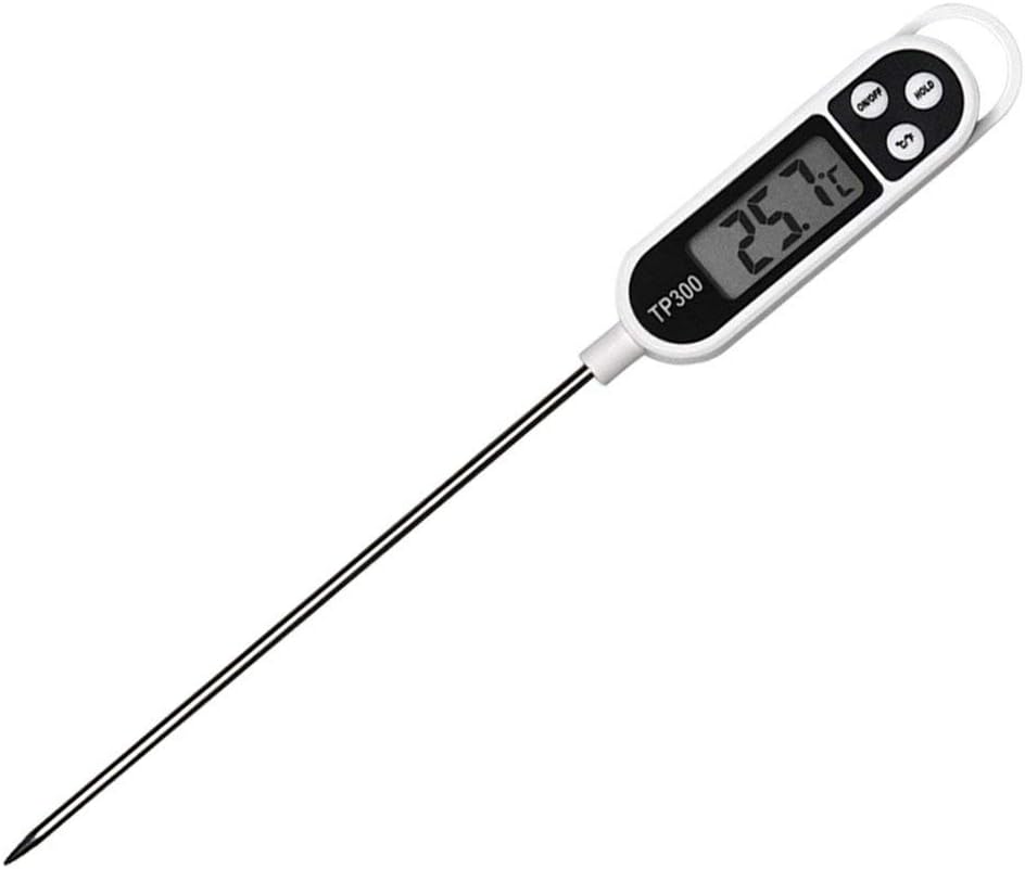 Jullynice Digital Food Thermometer TP300 Milk Meat Turkey Cooking Tool Pen-Type Structure Food Probe for Kitchen Barbecue