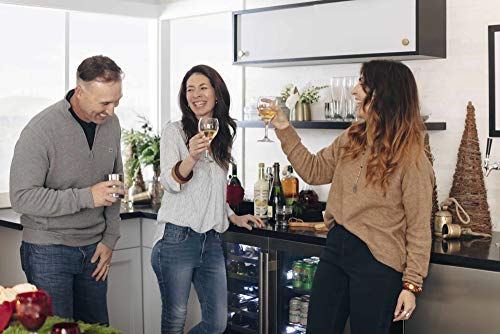 Avallon-AWC151DBLSS-15-Inch-Wide-23-Bottle-Capacity-Free-Standing-Wine-Cooler-with-LED-Lighting-and-Double-Pane-Glass