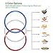 Silicone Sealing Ring for Instant Pot Accessories, Sweet and Savory Ring Fits 5 or 6 qt Instant Pot Models BPA-free 3 Pack including 1 pair Silicone Oven Mitts (Blue,Red,Clear)