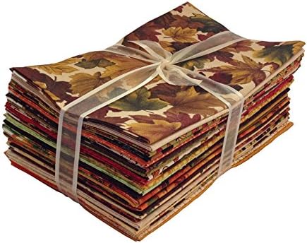 30 Fall Autumn Harvest Fabric Fat Quarters No Duplicates 100% Cotton