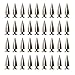 DYWISHKEY 100pcs 15mm Bullet Cone Spike and Stud Metal Screw Back for DIY Leather-Craft