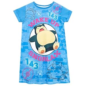 Pokemon Meisjes Nachthemden Glow in the Dark Snorlax