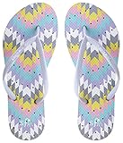 Showaflops Women's Antimicrobial Shower & Water Sandals - Aztec 7/8