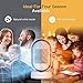 Dodocool Space Heater Air Cooler, 2S Electric Heater Ceramic with Auto Oscillating Hot & Cool Mode, Indoor Mini Desk Personal Heater with Tip-Over & Over-Heat Protection, Perfect For the Home or Home