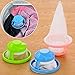 Dealglad Washing Machine Floating Filter Bag Lint Mesh Bag Hair Filter Net Pouch (Random Color)
