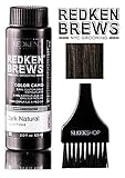 Redken Brews COLOR CAMO 5 Minute Custom Gray Camoflauge Hair Color (with Sleek Tint Brush) (Dark Natural)
