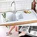 Garbage Disposal Air Switch Kit Dual Outlet Sink Top Waste Disposal Long Stainless Steel Brush Nickel On/Off Air Button Food and Waste Disposals Part by Etoolcity