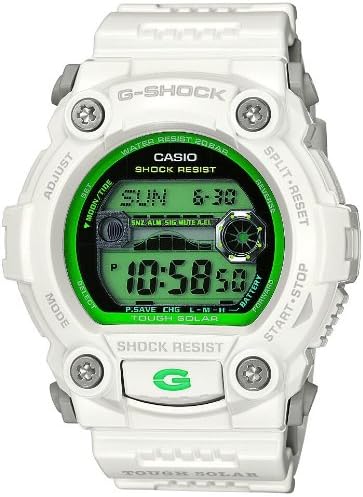 g shock solar white