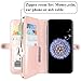 Harryshell Galaxy S9 Plus Case, Luxury 11 Card Slots Mirror PU Leather Zipper Wallet Flip Kickstand Protective Case Cover with Wrist Strap for Samsung Galaxy S9 Plus (2018) (Rose Gold)