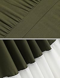 Beyove vestido maxi sin mangas con cuello redondo, plisado, con dobladillo alto y bajo, vestido largo de verano