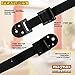 Furniture and Tv Anti-Tip Straps - Heavy Duty Wall Anchor for Baby Proofing Dresser, Bookshelf, Bookcase - Earthquake Proof Anchoring Kit - 6 Pack White and Black - Free 4 Corner Guards and ebook.