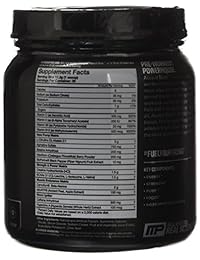 Suplemento previo al entrenamiento MusclePharm Assault Black, 30 porciones, MPH1042/102, Rojo, 1, 1
