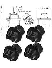 Neutrik NDM Dummy Plug (Pack de 4) para su uso con XLR chasis Socket (Dust Cover) macho XLR Recept