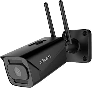 Brillcam UltraHD 4K Outdoor Security Camera Wireless, 2.4G ...