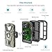 Trail Game Camera, 1080P HD 12MP 65ft Infrared Night Vision Hunting Mini Camera with 24LEDs, Motion Sensor, 0.5s Trigger Speed, IP66, 2.4