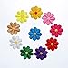Maxdot 24 Pieces Embroidery Applique Patches Sunflowers Butterfly Rose Flowers Iron on Patches for Jeans, Jackets, Clothing, Scrapbooking Art Craft