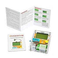 KOOKYE Mega328 Transistor Tester Diode Triode Capacitance ESR Meter MOS/PNP/NPN L/C/R with Clear case