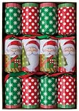 Caspari Celebration Crackers, 10-Inch, Santa's