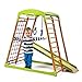 Wooden Playgrounds Babywood Home Gymnastic, Wood Indoor Jungle Gym Sets, Climbing Kids, Indoor Children Playground, Baby Play Area Complete with Climbing Ladder Slide Rings & Swing, Sport