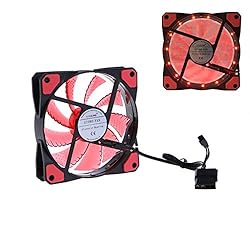 Wivily 15 LED DC12V 120mm Heatsink Silent Cooling