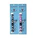 PUPTECK Breakaway Cat Collar with Bell Charm, 2 Packs Adjustable Kitty Collars Pink & Black Skull Pattern, 7.8-11.8 in